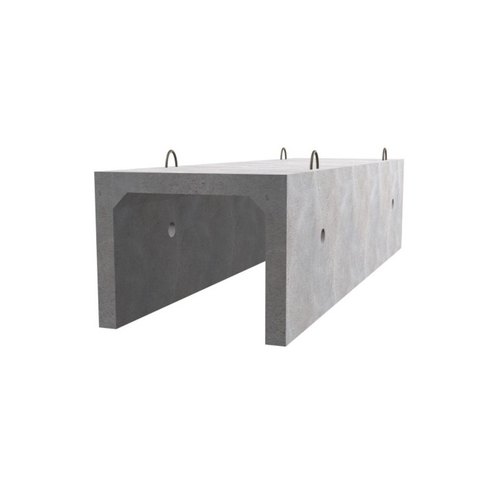 Железобетонный лоток ЛК 75.90.45-8